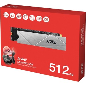 ADATA XPG GAMMIX S70 GEN 4 SSD M.2 2280 PCIe 512 GB 