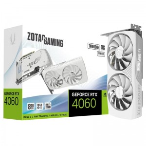 Zotac Gaming GeForce RTX 4060 Twin Edge OC édition blanche 8 Go GDDR6 DLSS3