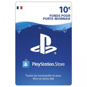 Carte PSN 10 euros PS4 - PS3 - PS Vita PS3