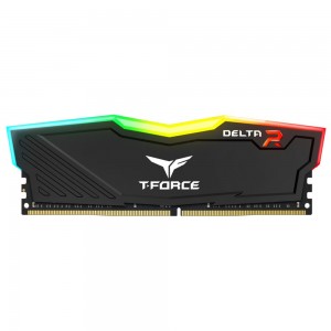 Teamgroup T-Force Delta RGB 16GB (16GBx1) DDR4 3200MHz Memory – Black 