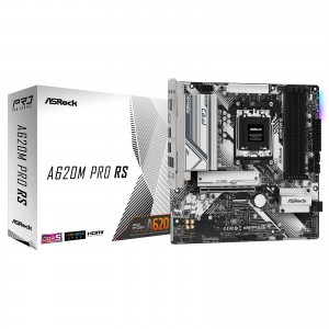 ASRock A620M Pro RS AM5 AMD A620 - 4x DDR5 - M.2 PCIe 4.0 - USB 3.0 - PCI-Express 4.0 16x