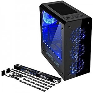 Spirit of gamer Kit 4 barres LEDS bleues magnétiques
